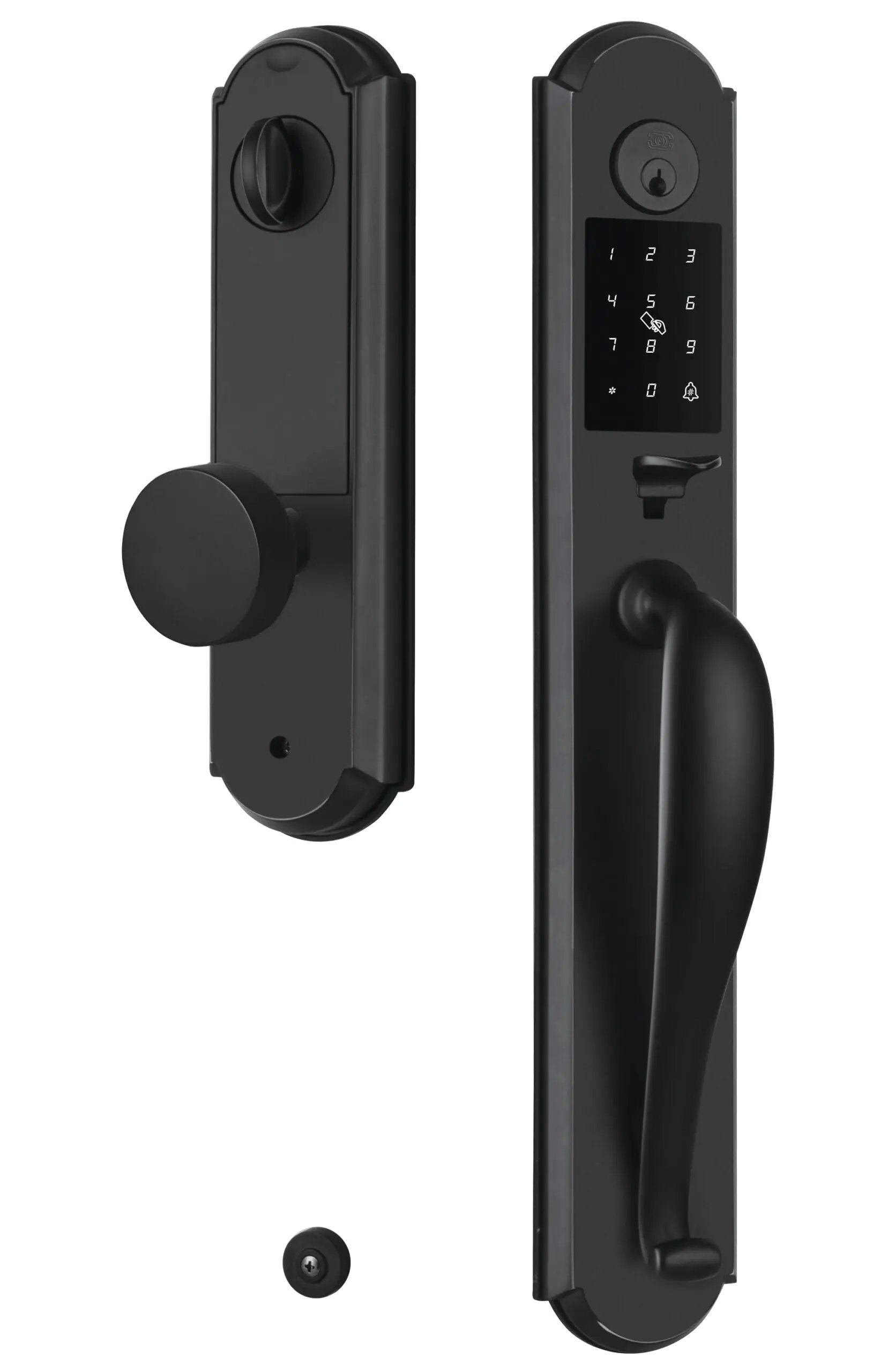 black door knob