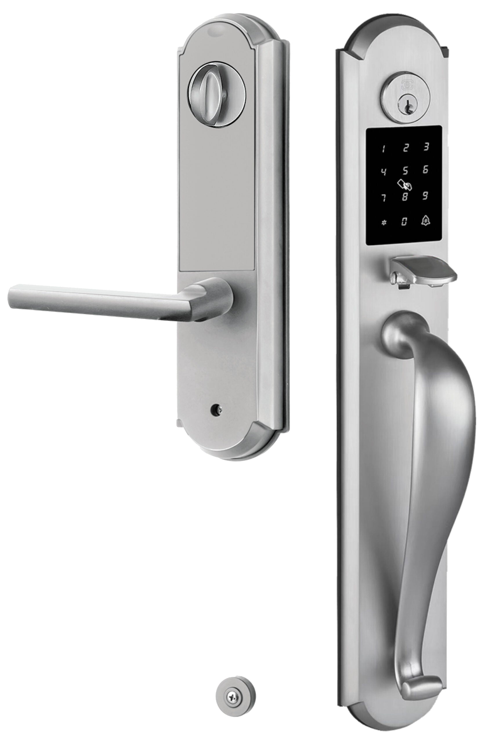 Omnia Arch Electronic Entrance Handleset