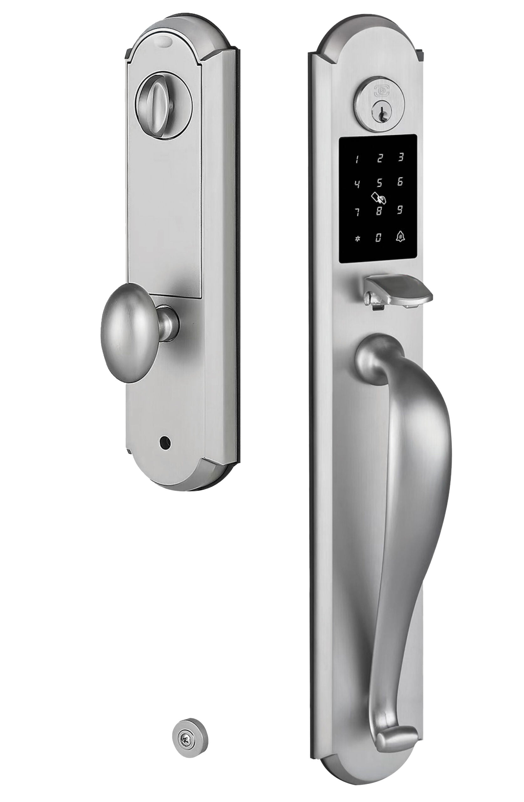 Omnia Arch Electronic Entrance Handleset