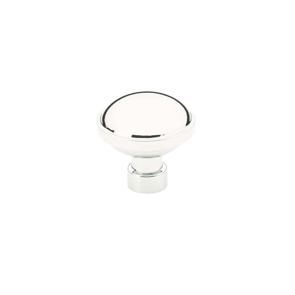 polished chrome cabinet knob