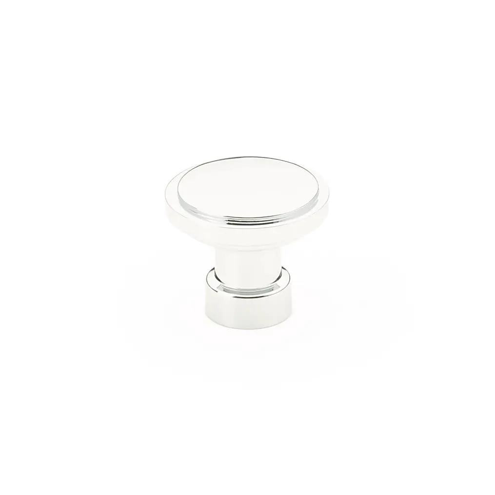 polished chrome cabinet knob