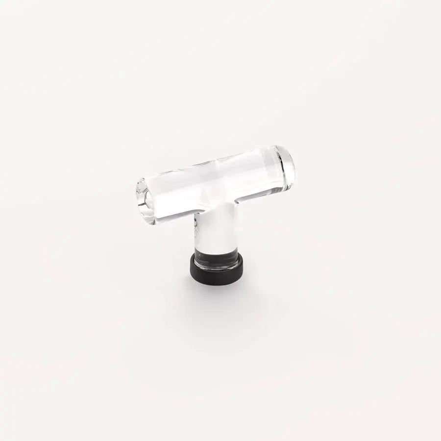 Emtek 2-1/8" Modern Glass Cabinet T-Knob by Emtek