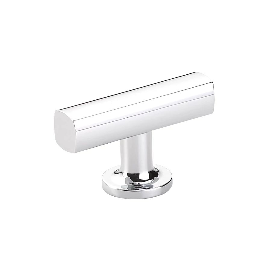 polished chrome cabinet t-knob