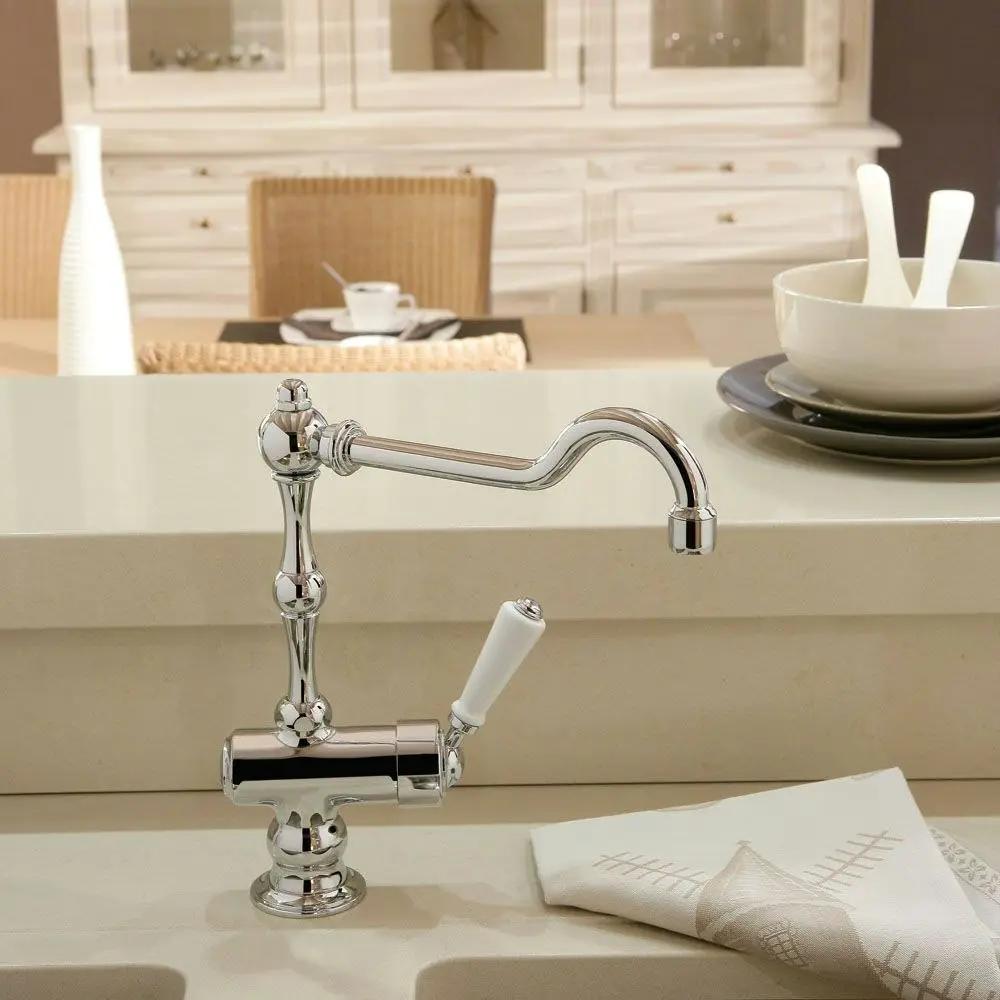 nickel polished faucet