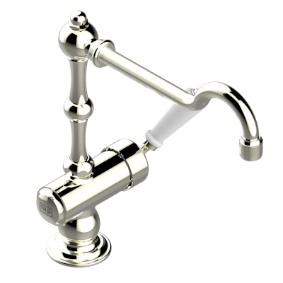 THG Paris 1900 Kitchen Single Hole Kitchen Faucet with Swivel Spout by THG Paris