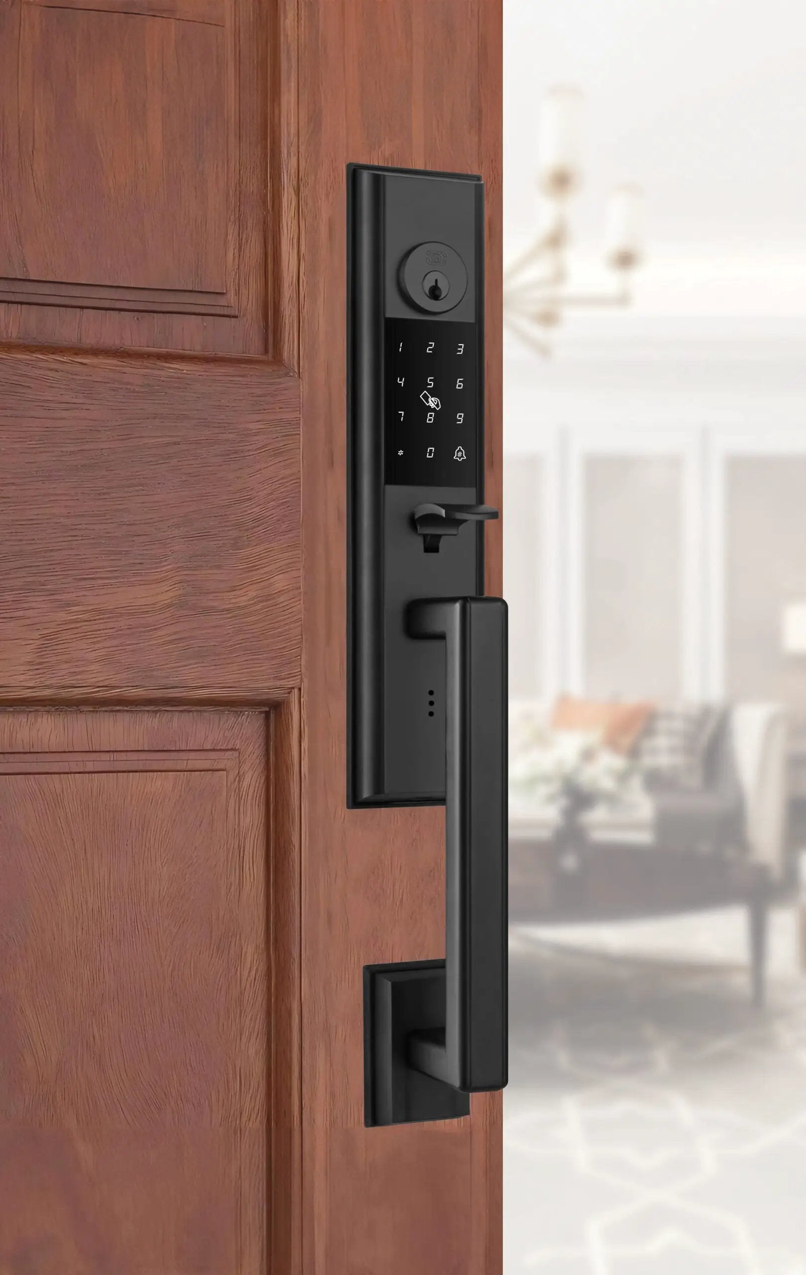 black door knob