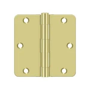 Deltana 3-1/2" x 3-1/2" x 1/4" Radius Hinge, Residential Thickness by Deltana