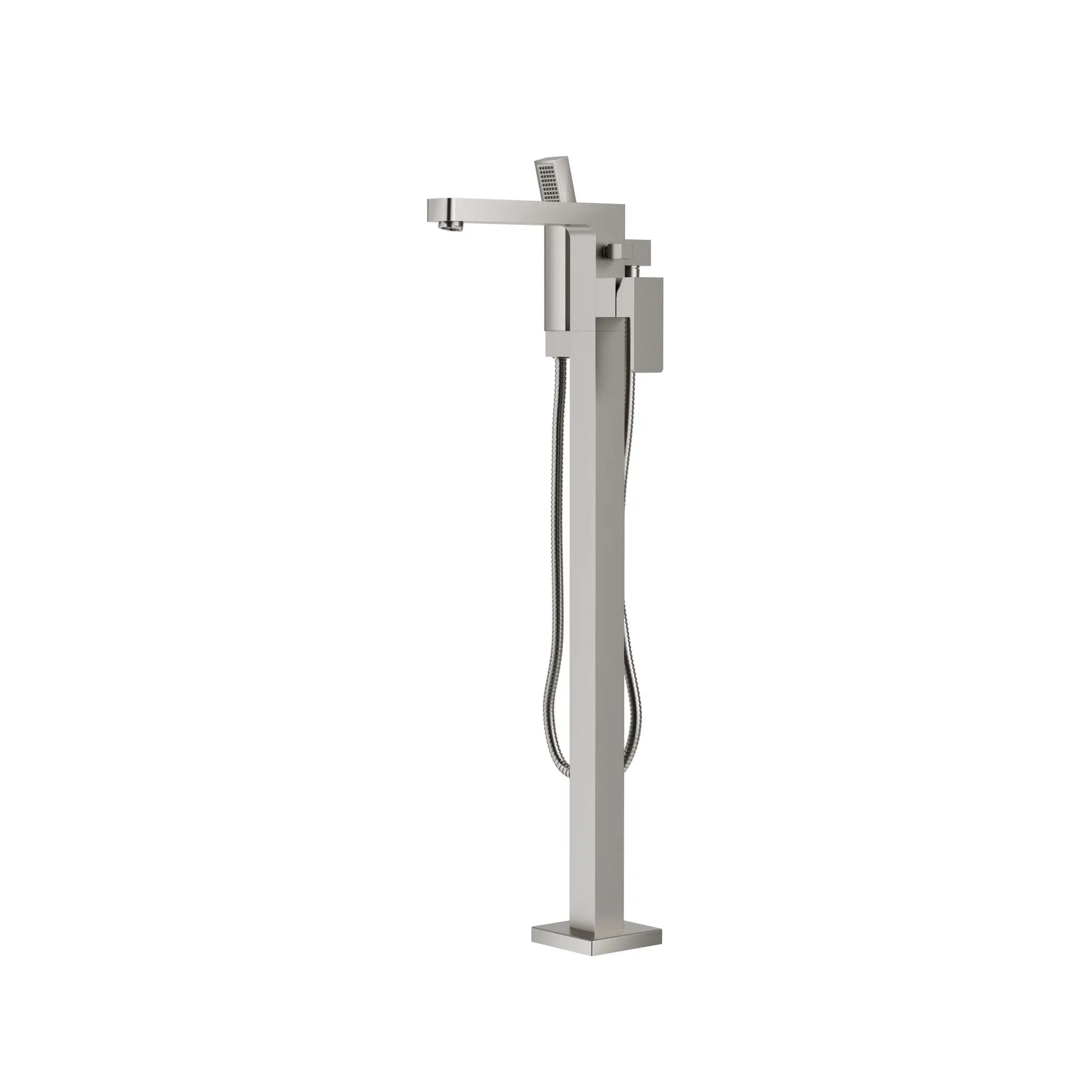 Aquabrass Madison Floormount Tub Filler with Handshower by Aquabrass