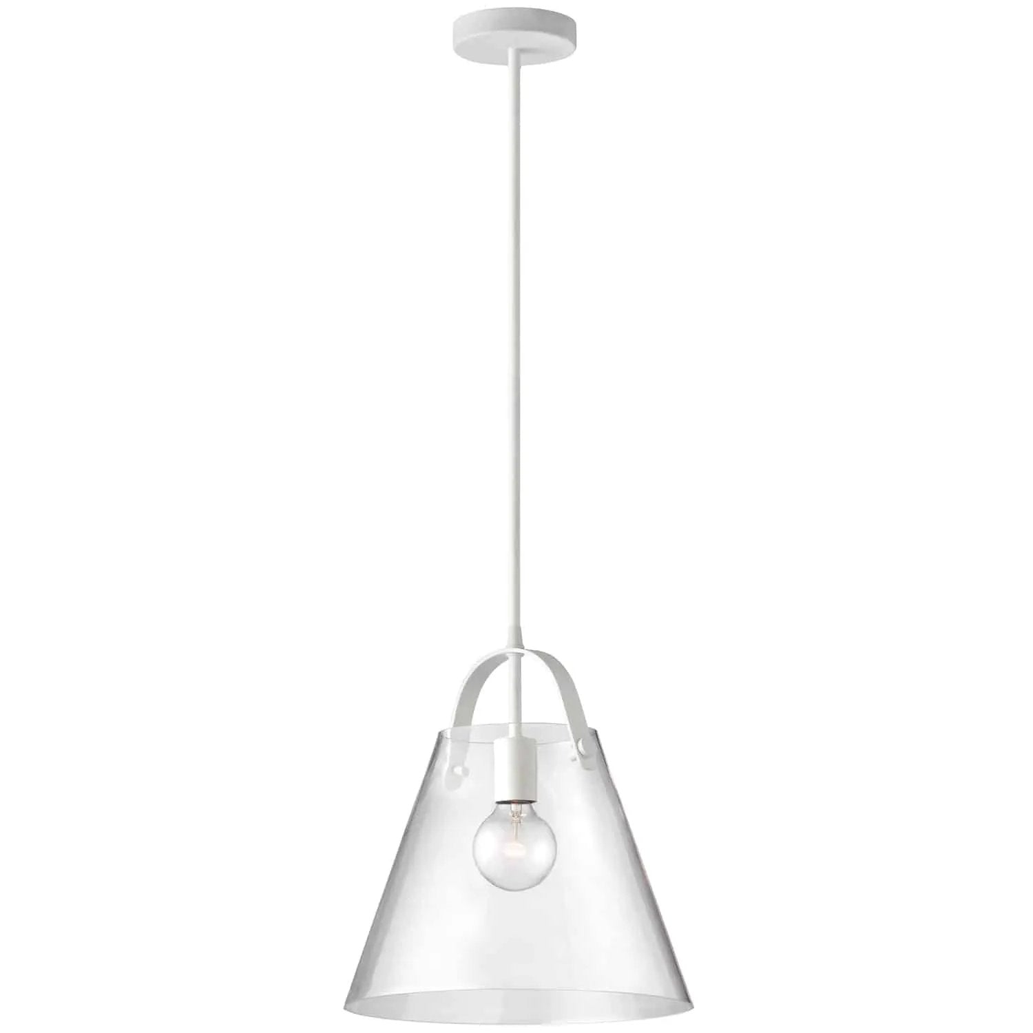 Dainolite 1 Light Incandescent Pendant with Clear Glass by Dainolite