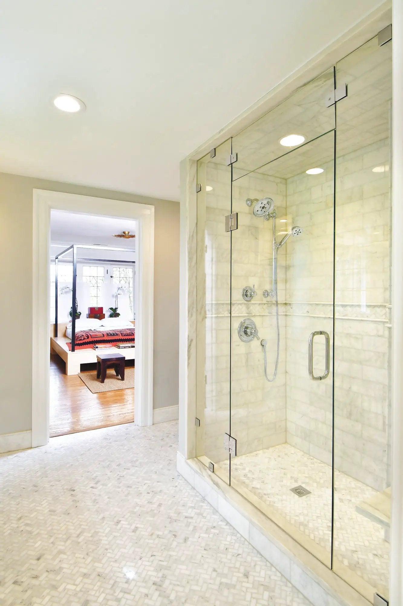 chrome showerhead