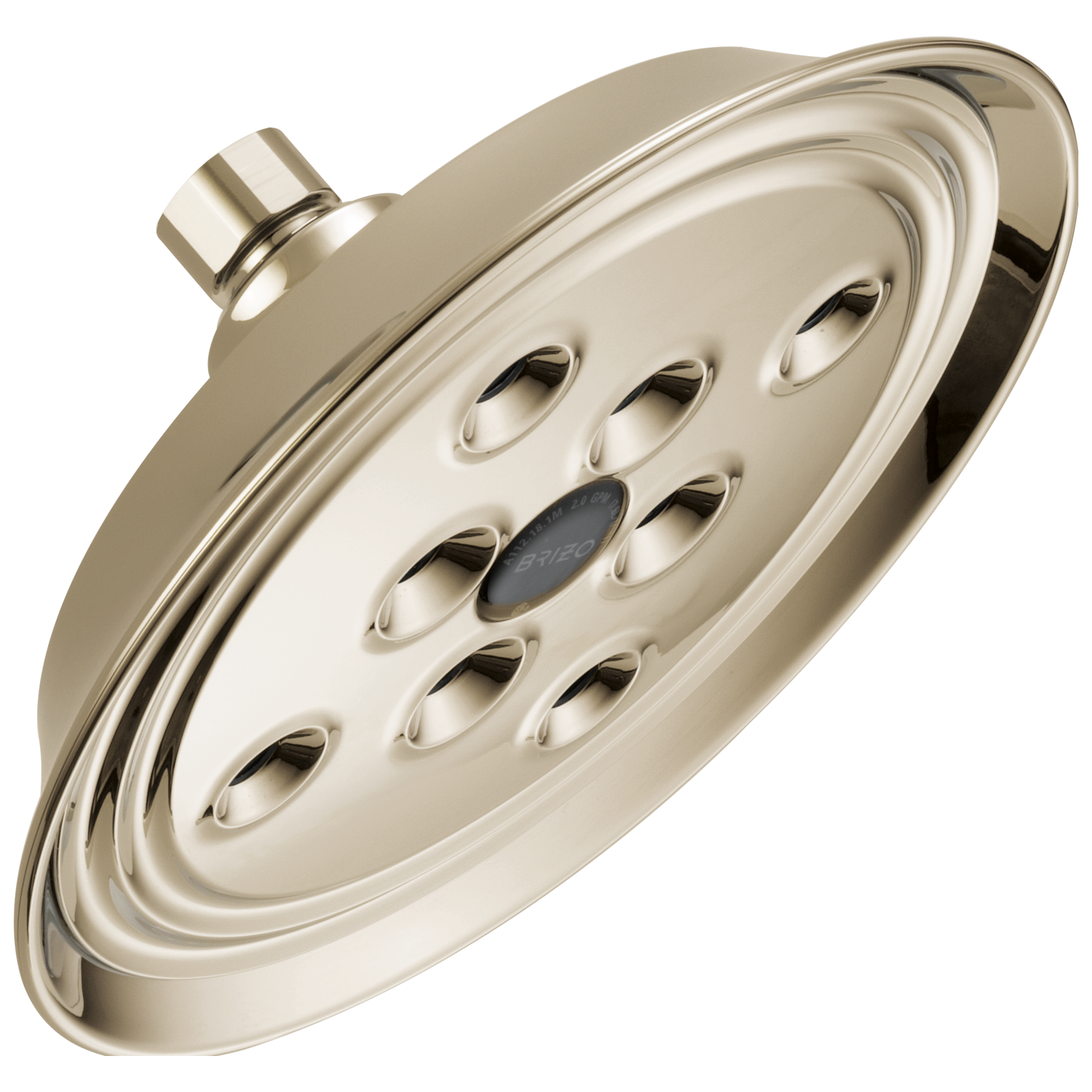 Brizo Universal Showering 7" Classic Round H2Okinetic Single Function Wall Mount Showerhead by Brizo
