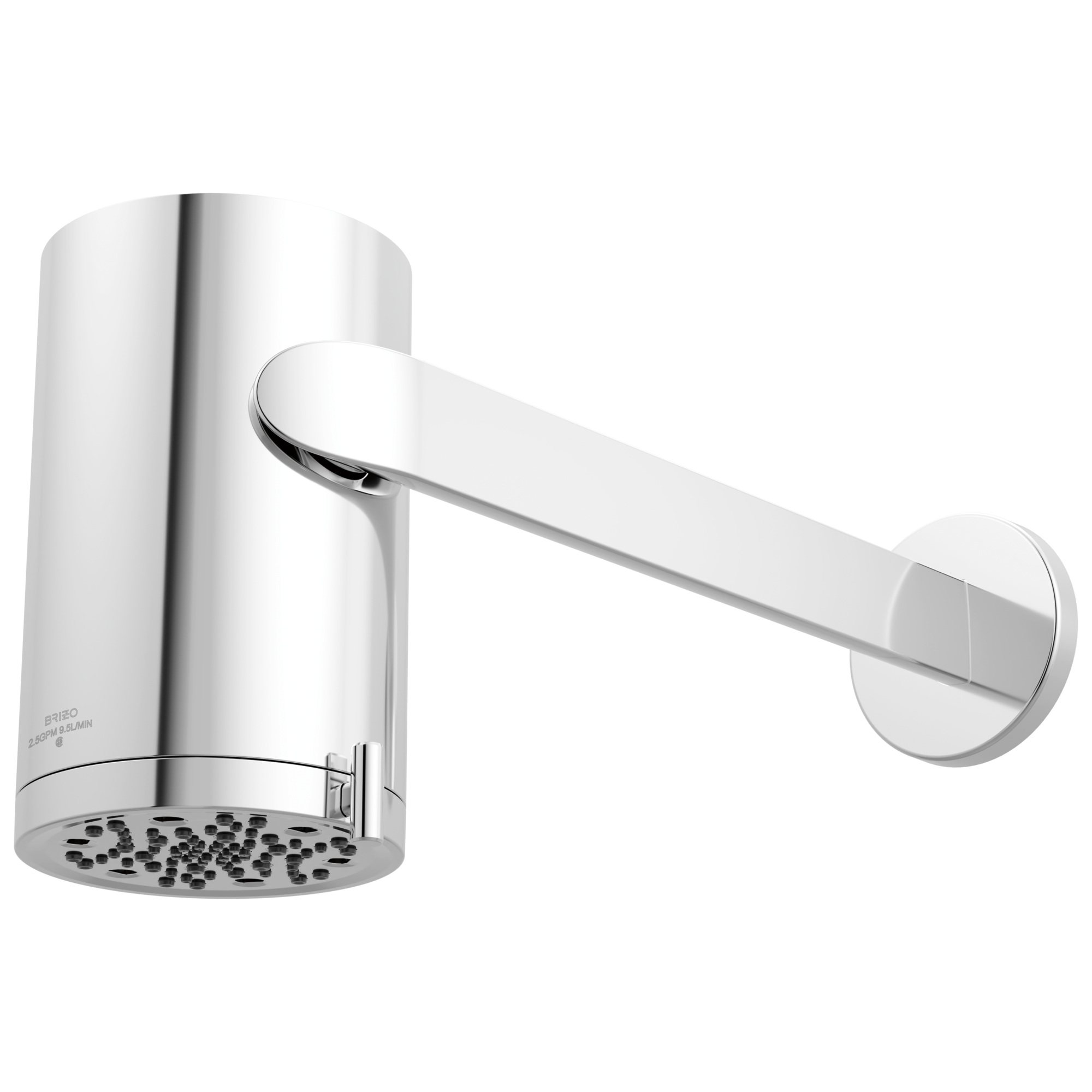 chrome shower head