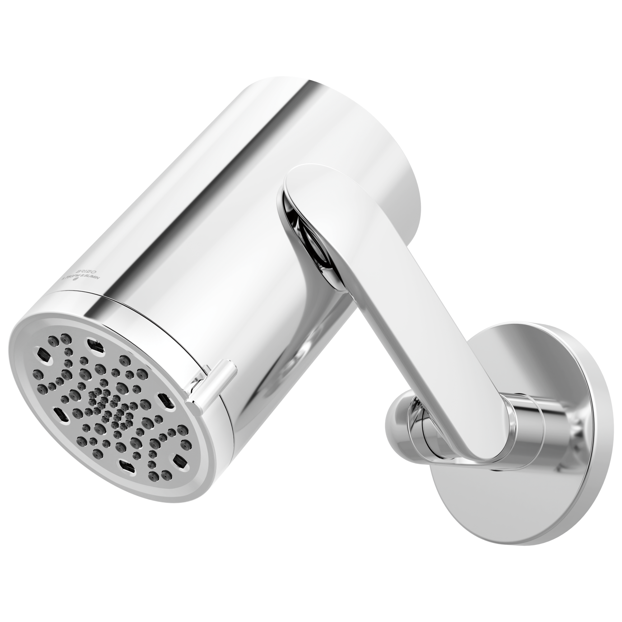 chrome shower head