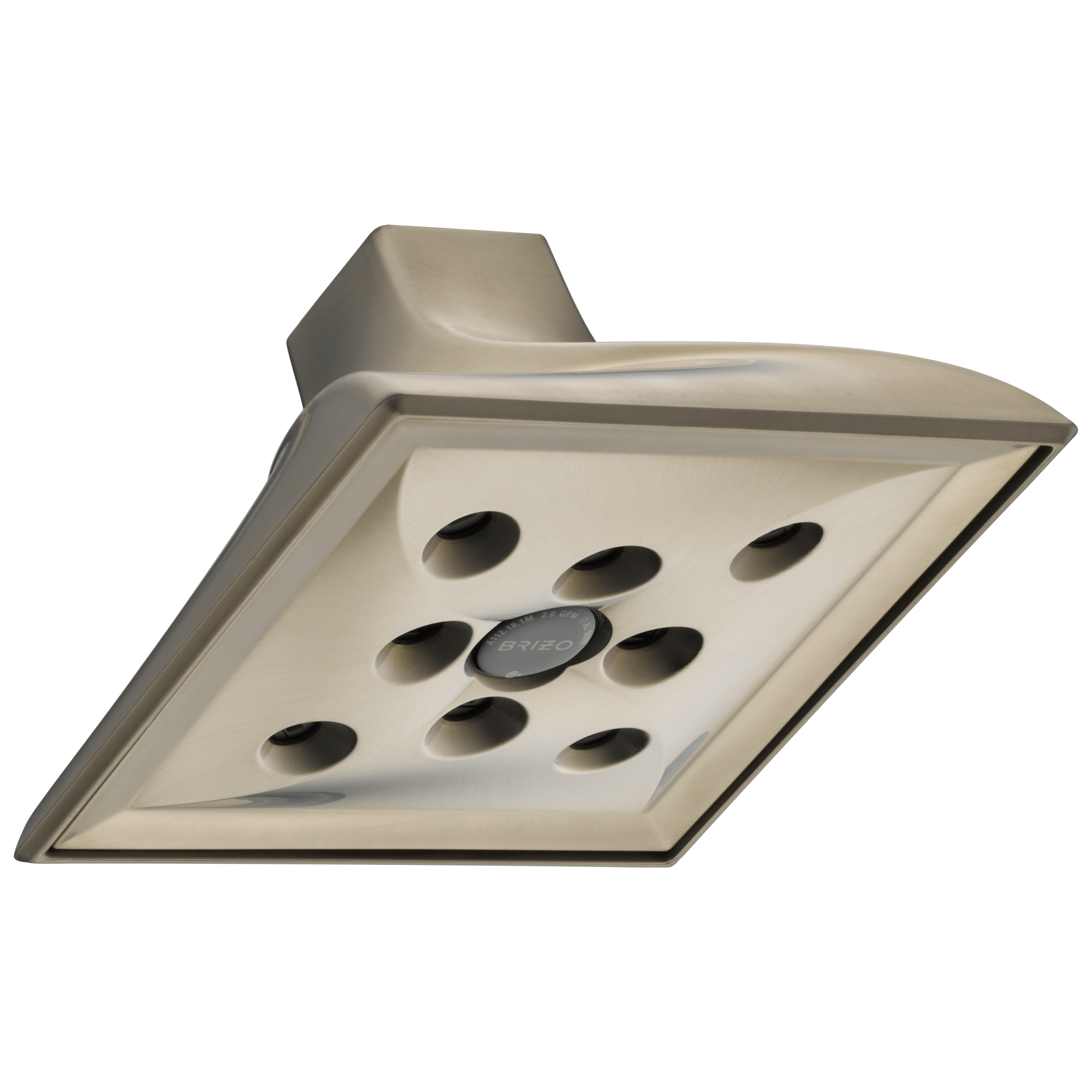 Brizo Virage Raincan Showerhead with H2OKinetic Technology by Brizo