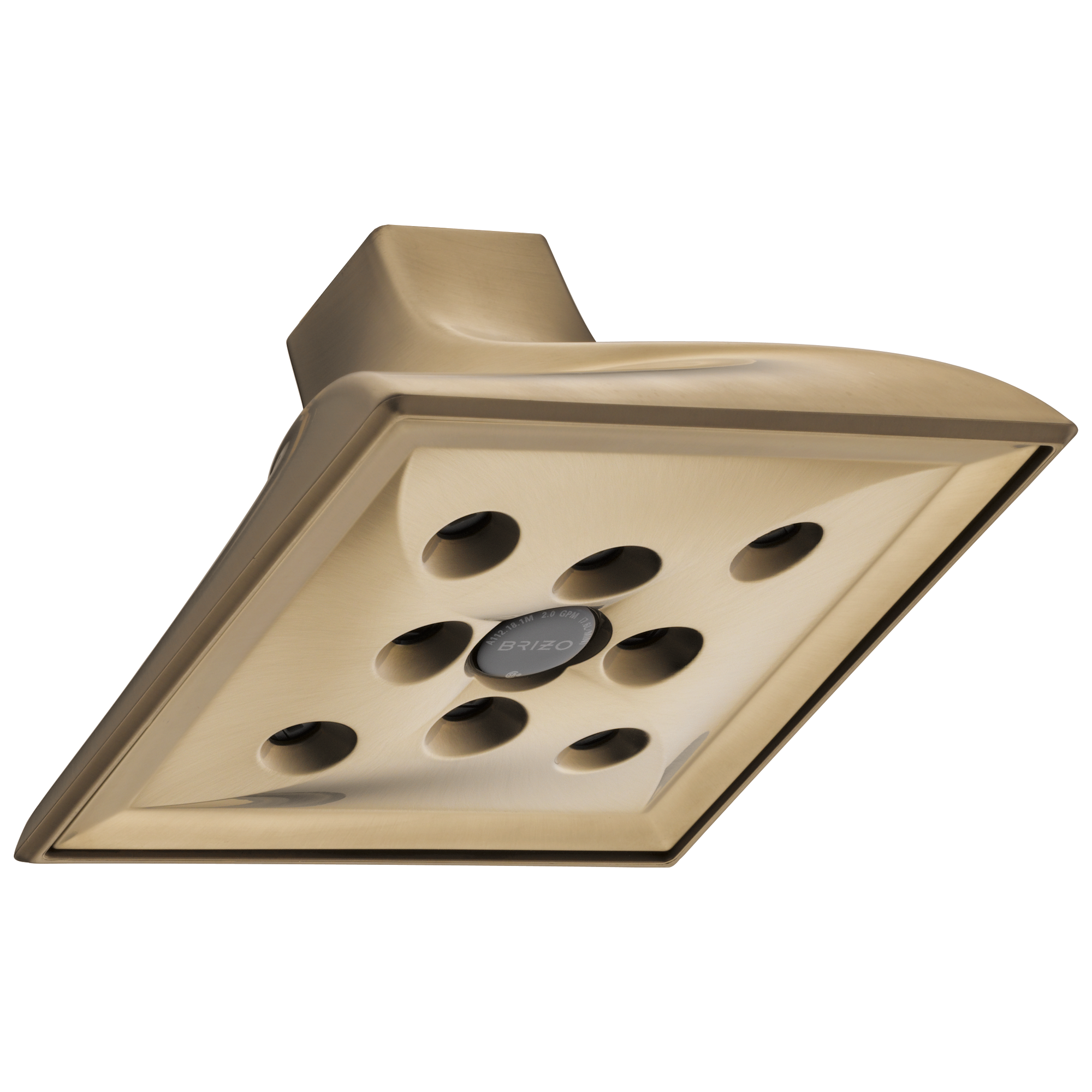 Brizo Virage Raincan Showerhead with H2OKinetic Technology by Brizo