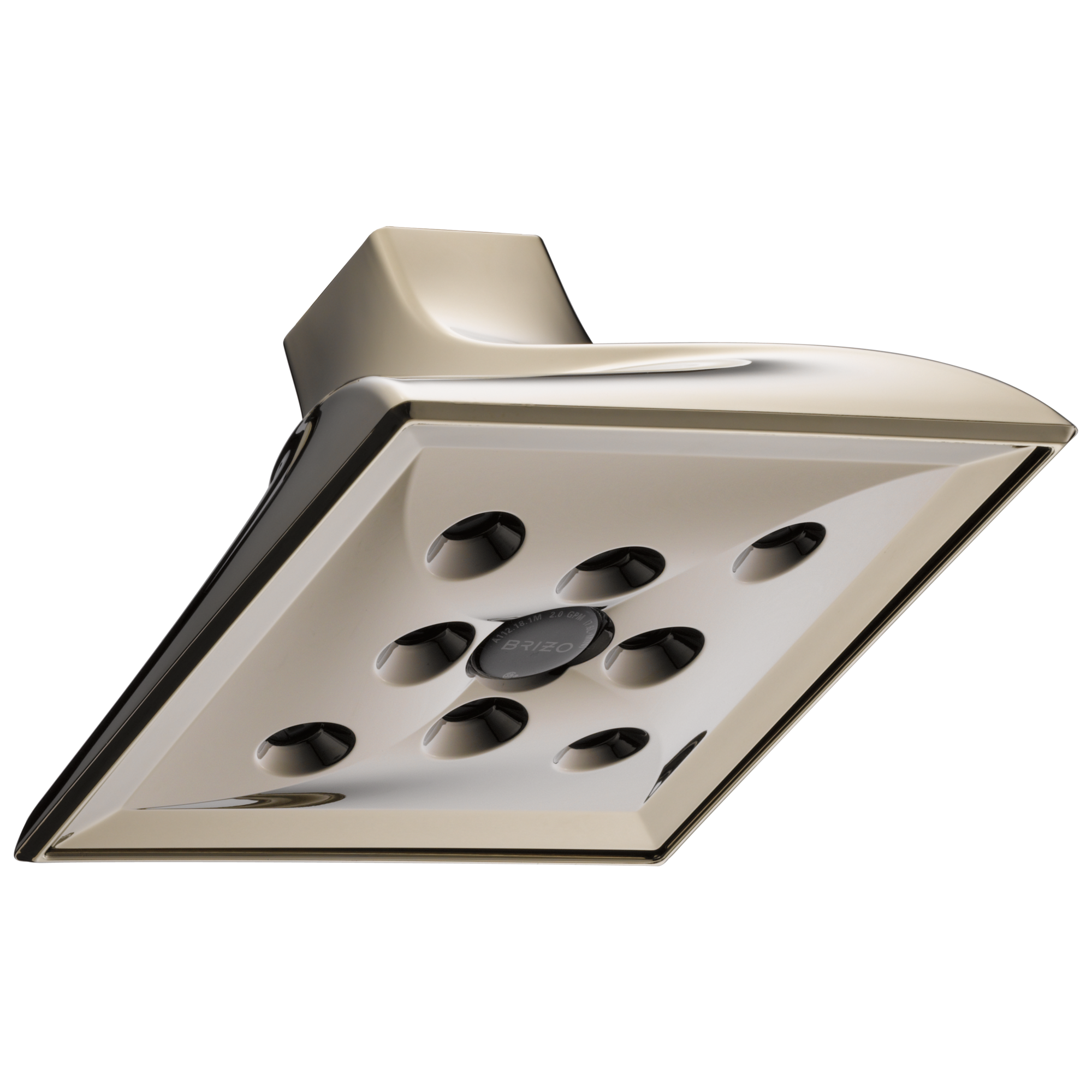Brizo Virage Raincan Showerhead with H2OKinetic Technology by Brizo