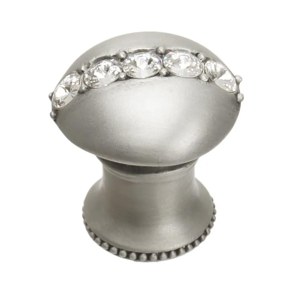 Carpe Diem Caché Iii Round Knob with Flared Foot - Decorated with Swarovski Crystals by Carpe Diem