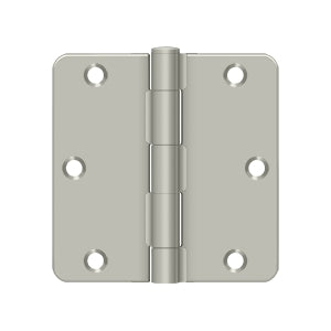 Deltana 3-1/2" x 3-1/2" x 1/4" Radius Hinge, Residential Thickness