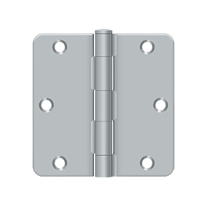 Deltana 3-1/2" x 3-1/2" x 1/4" Radius Hinge, Residential Thickness by Deltana