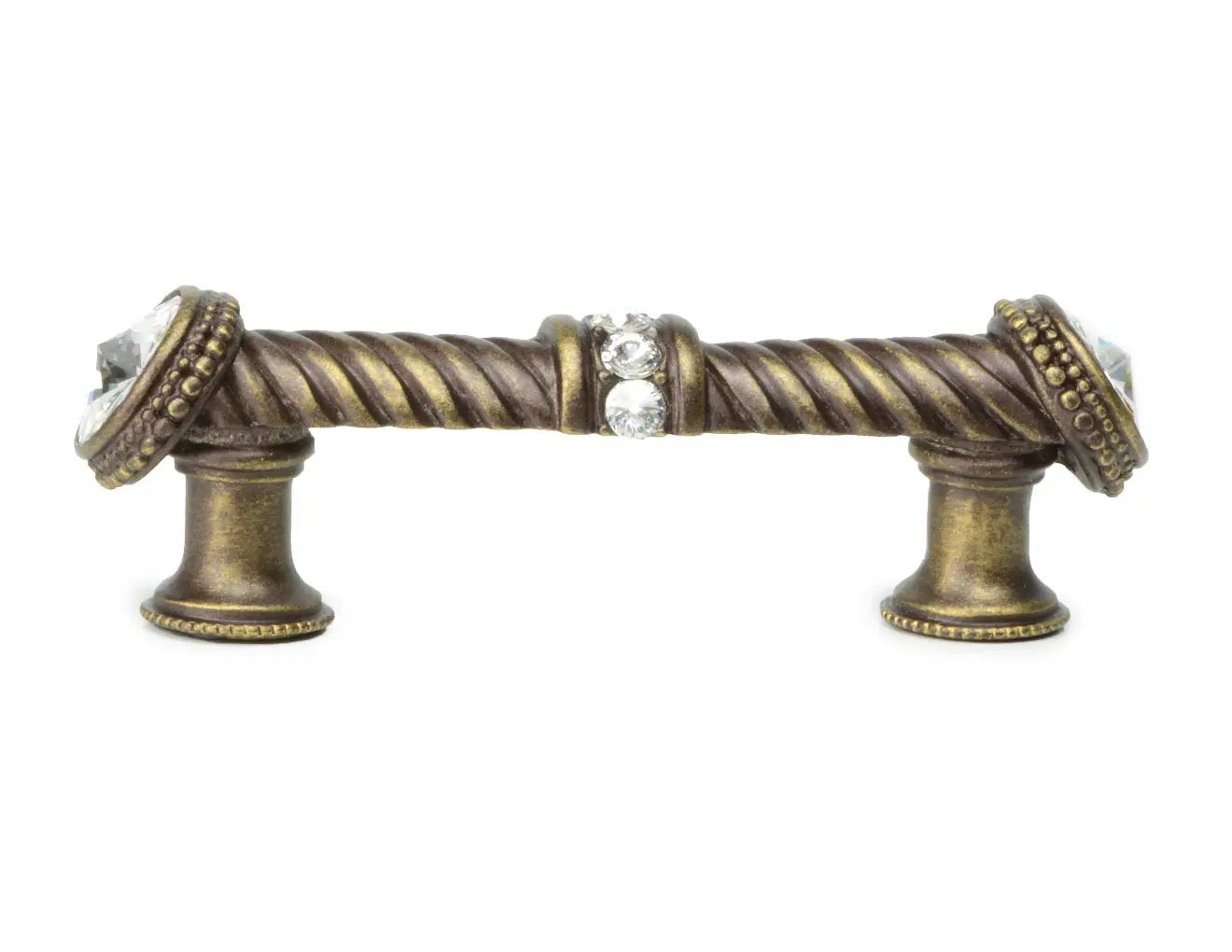 antique brass cabinet pull