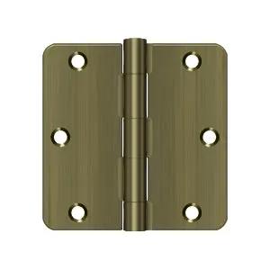 Deltana 3-1/2" x 3-1/2" x 1/4" Radius Hinge, Residential Thickness by Deltana