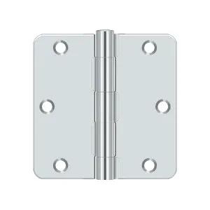 polished chrome hinge