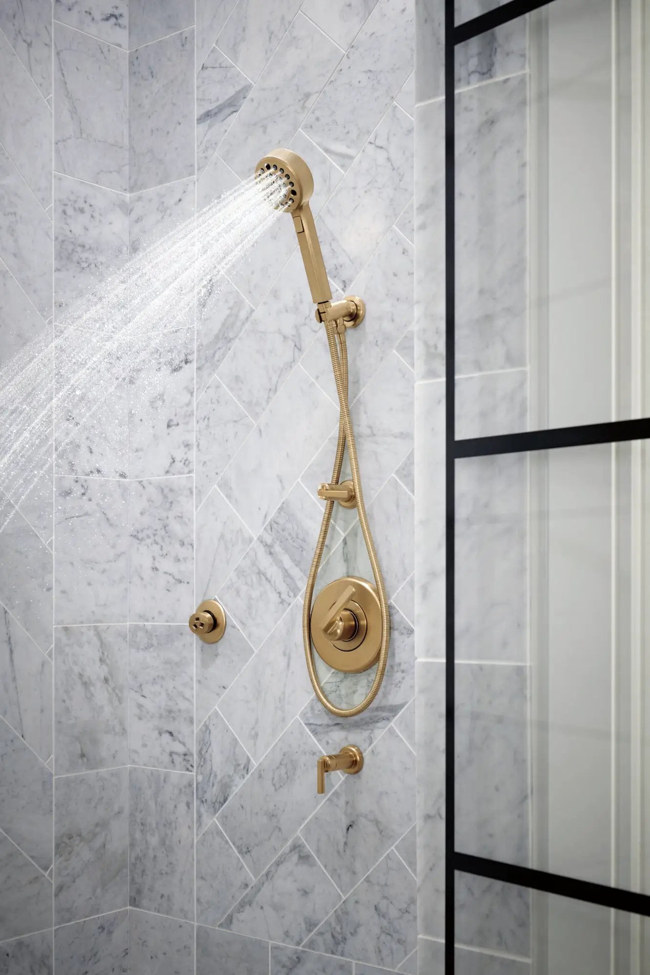 luxe gold volume control trim