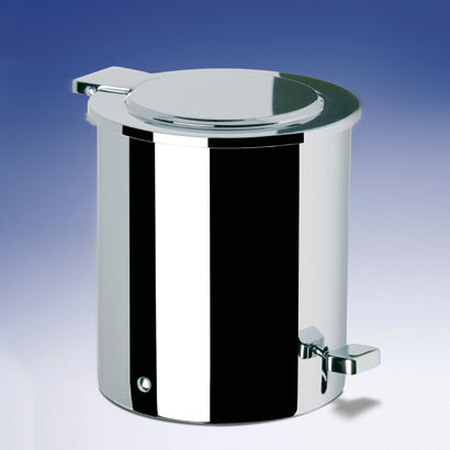 chrome waste basket