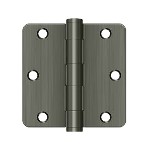 Deltana 3-1/2" x 3-1/2" x 1/4" Radius Hinge, HD