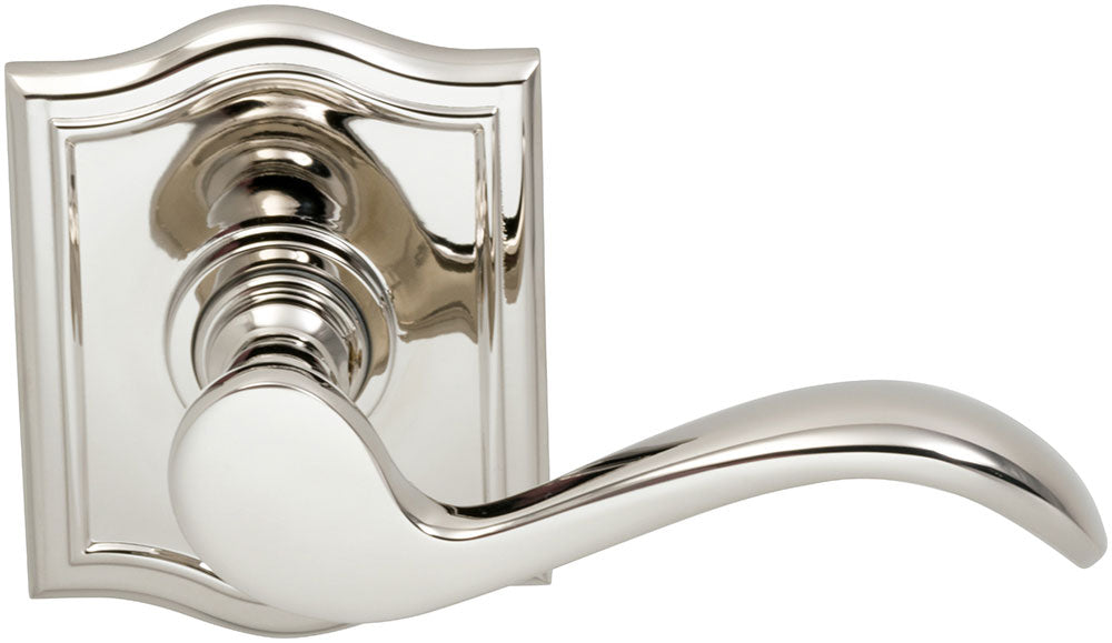 Omnia Prodigy Interior Traditional Lever Latchset with Arched Rose by Omnia