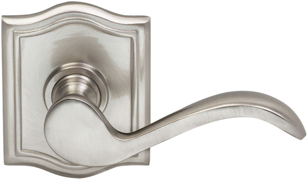 Omnia Prodigy Interior Traditional Lever Latchset with Arched Rose by Omnia
