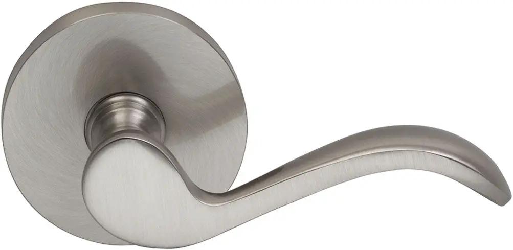 Omnia Prodigy Interior Traditional Lever Latchset with Modern Round Rose by Omnia
