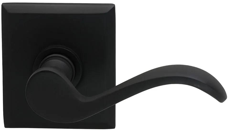 Omnia Prodigy Interior Traditional Lever Latchset with Rectangular Rose by Omnia