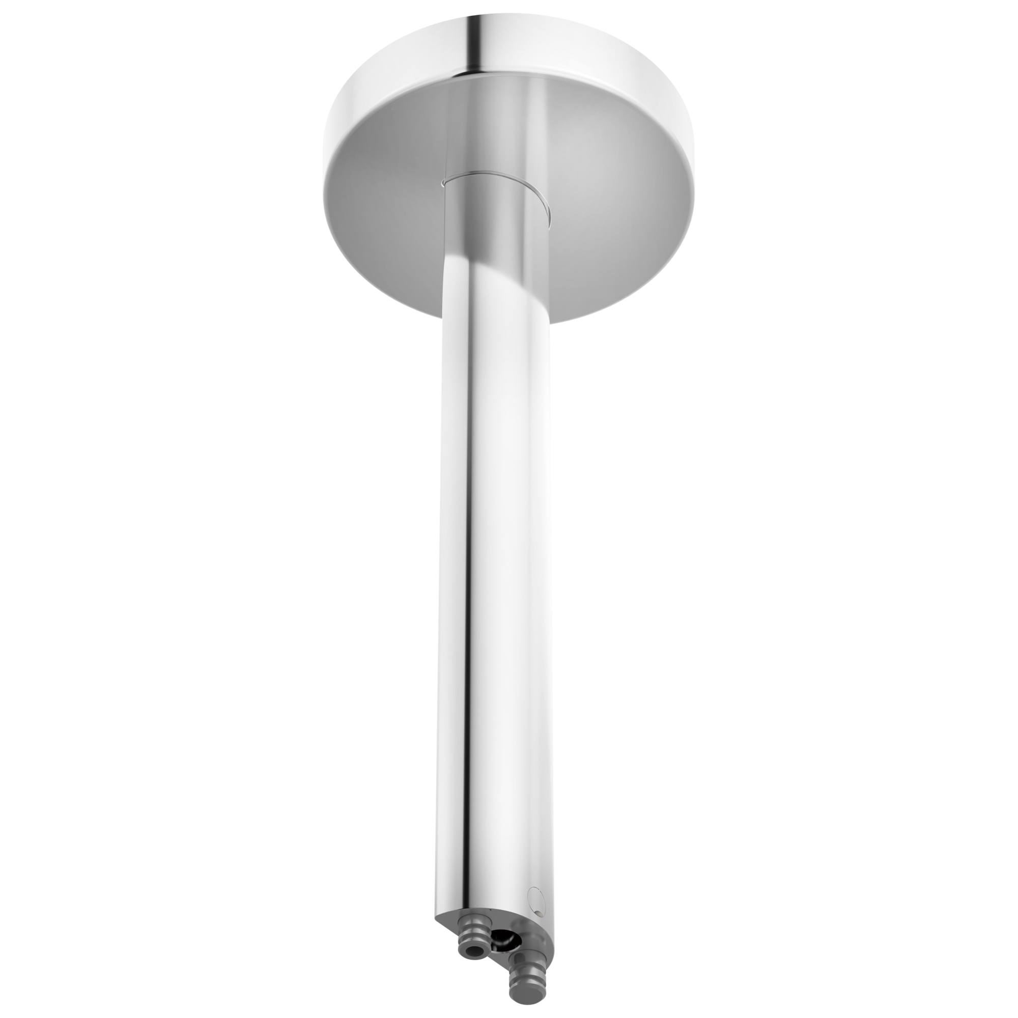 chrome shower arm