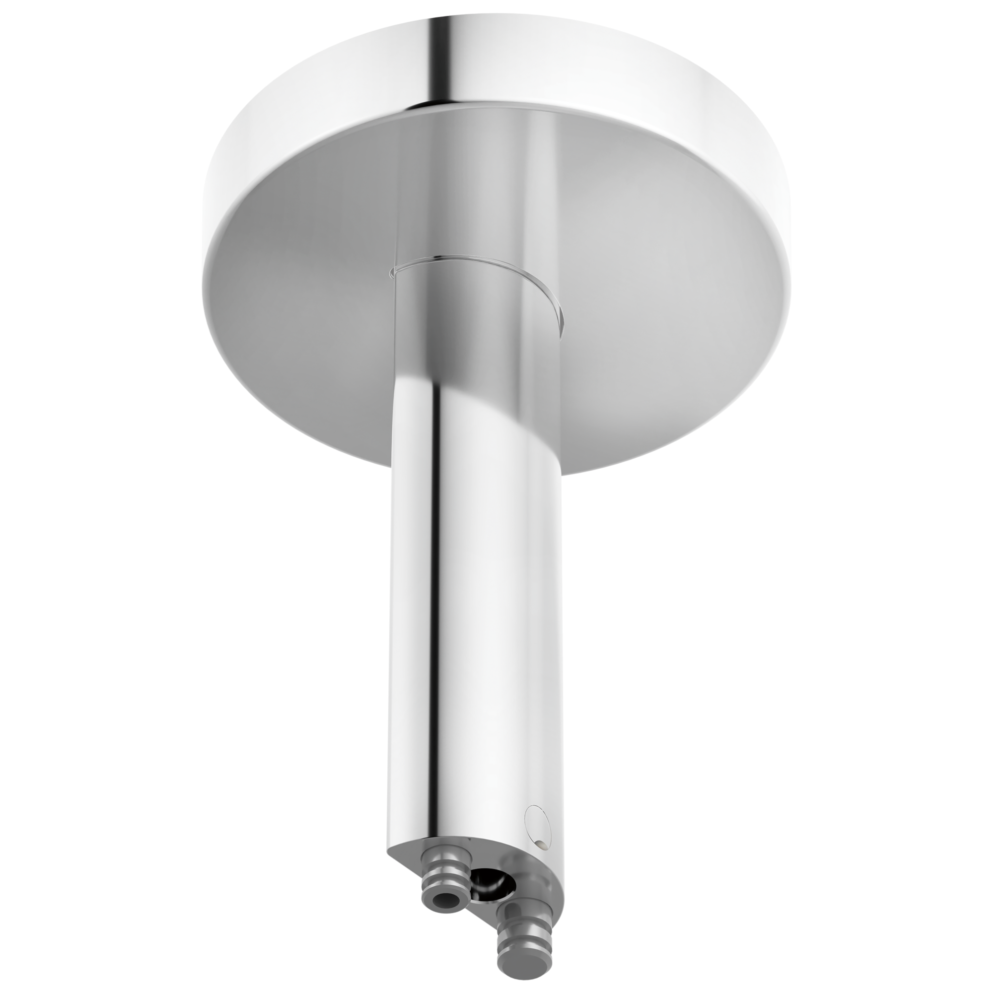 chrome shower arm