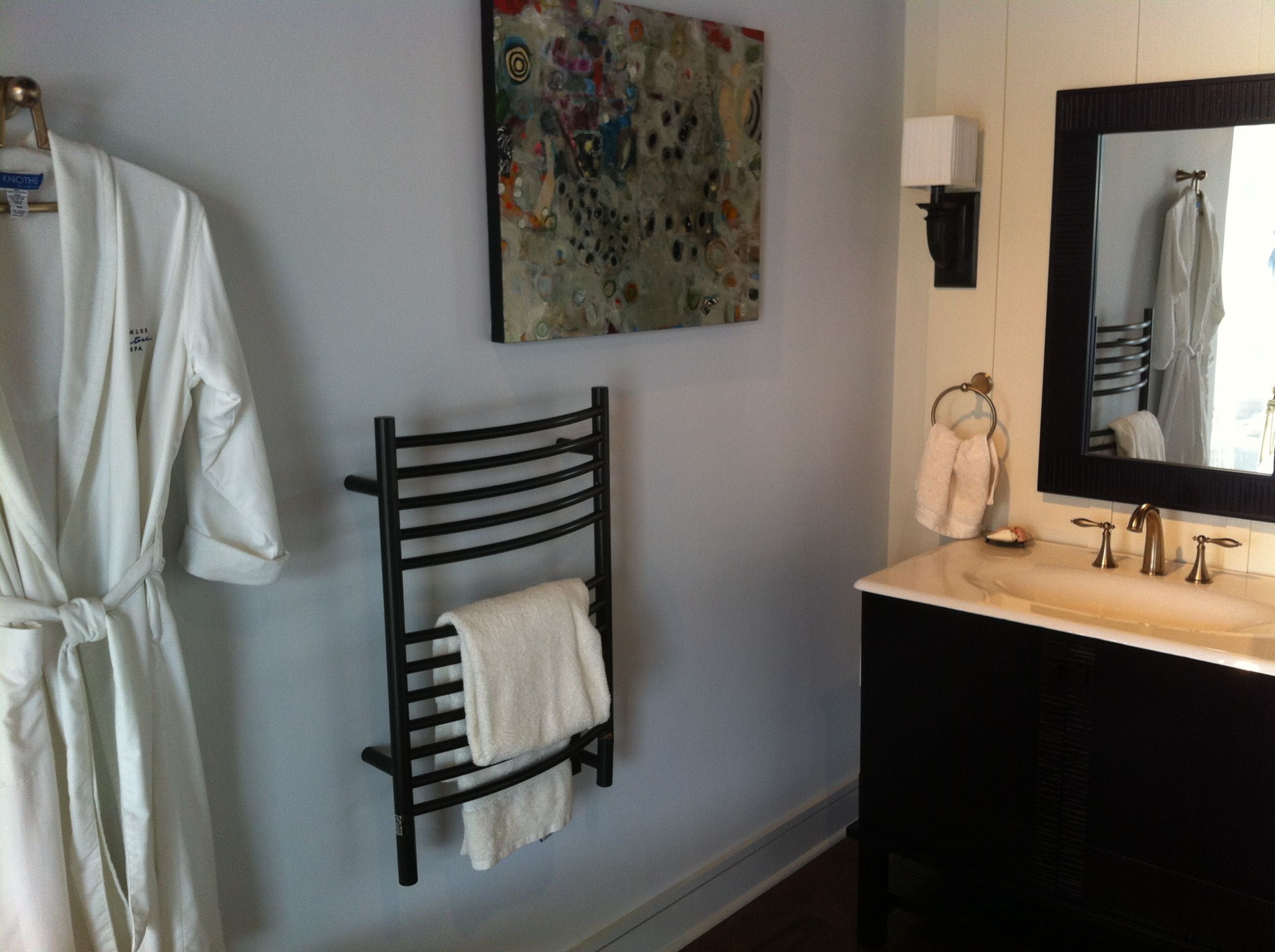 matte black towel warmers