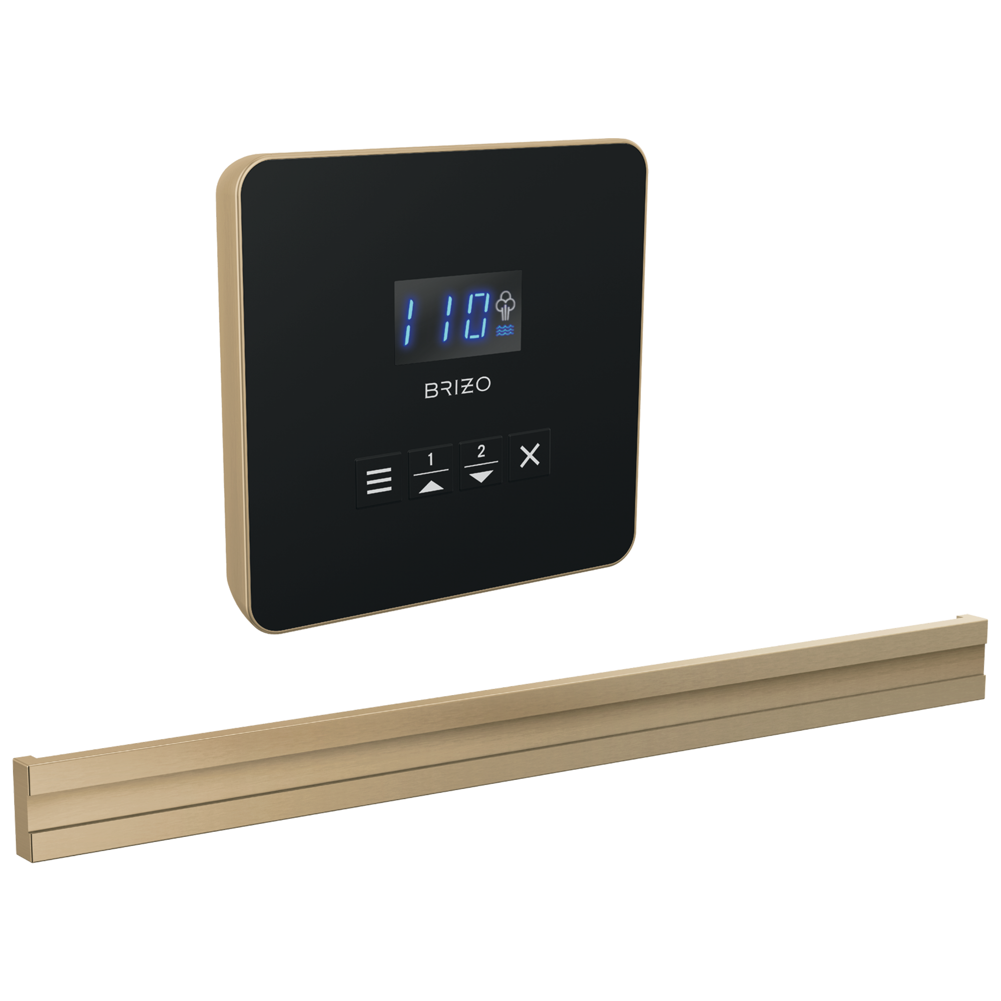 Brizo Square + Bilateral Steam Set by Brizo