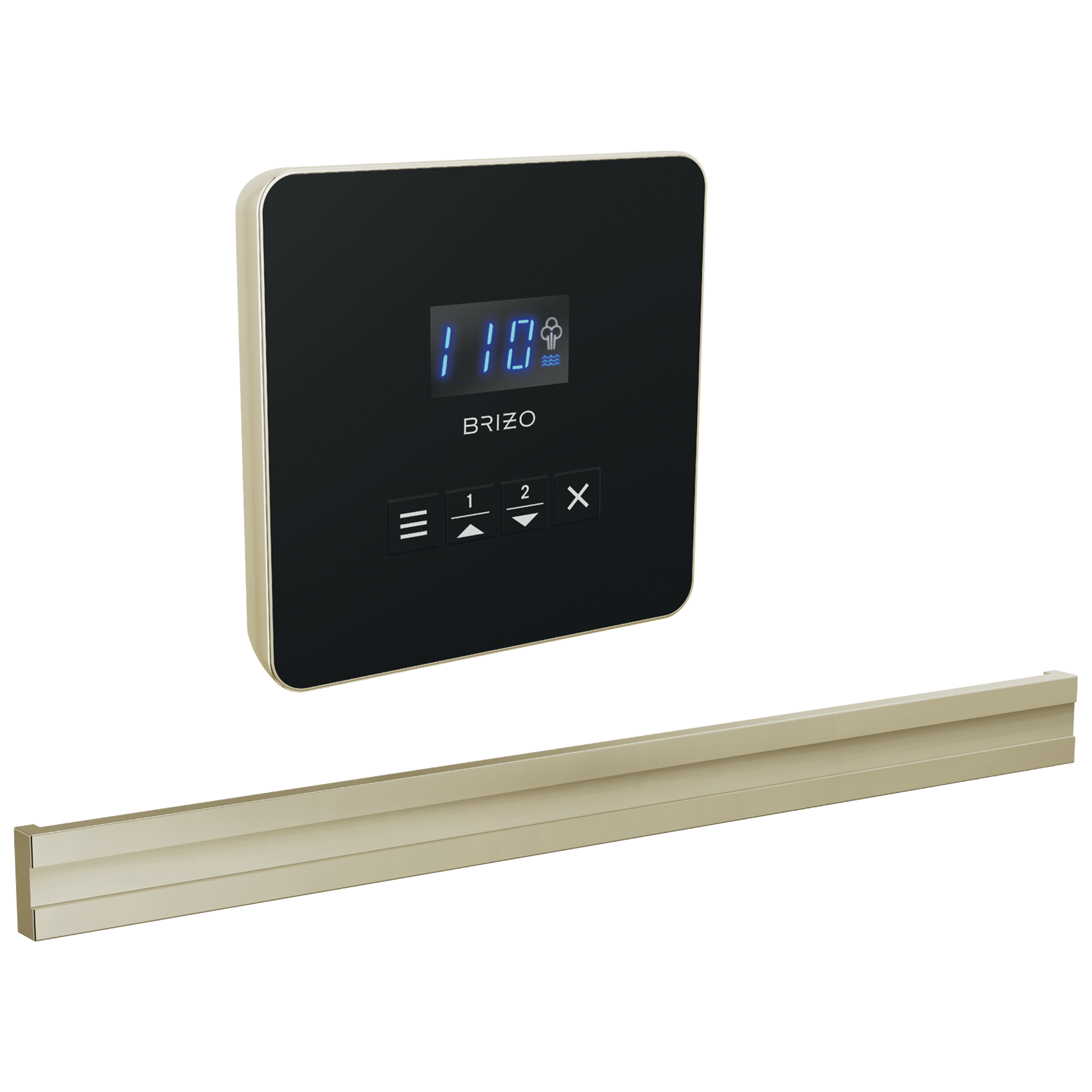 Brizo Square + Bilateral Steam Set by Brizo