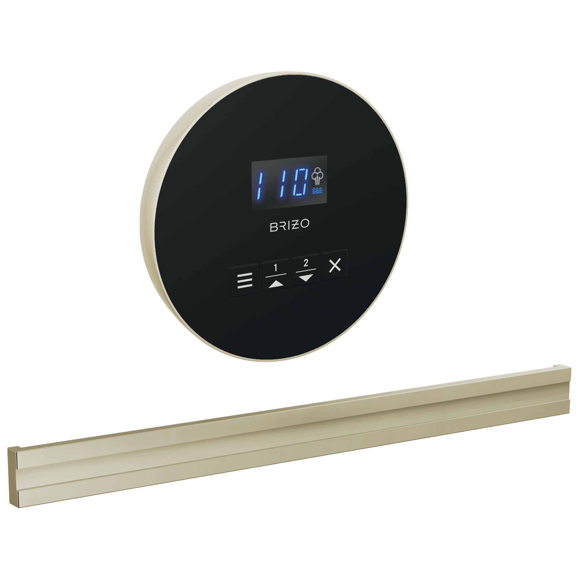 Brizo Round + Bilateral Steam Set by Brizo