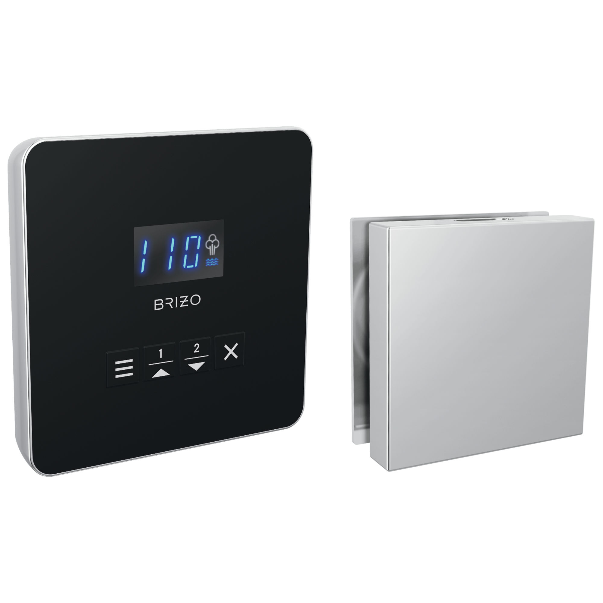 lumicoat chrome steam set