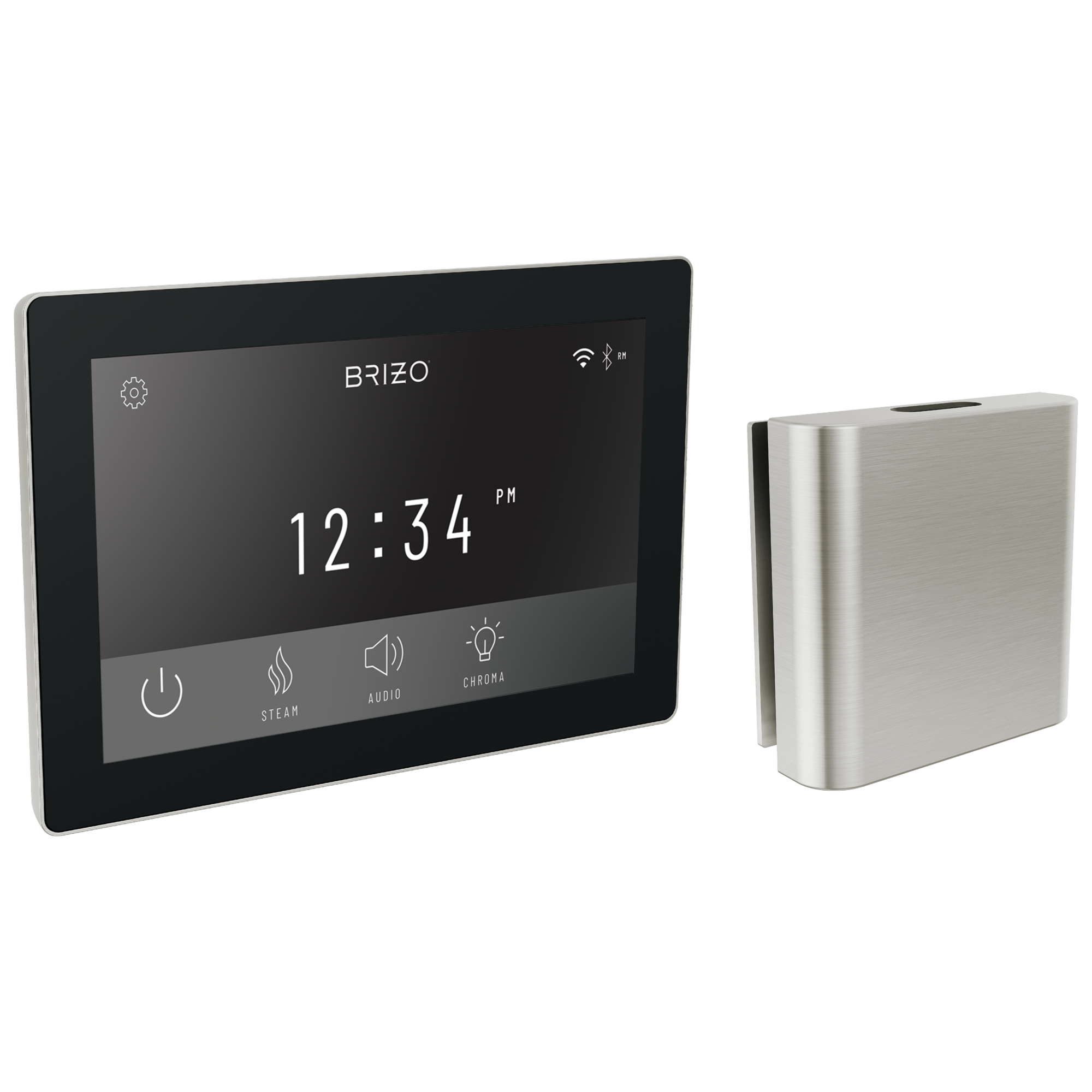 Brizo Digital + Square Steam Set