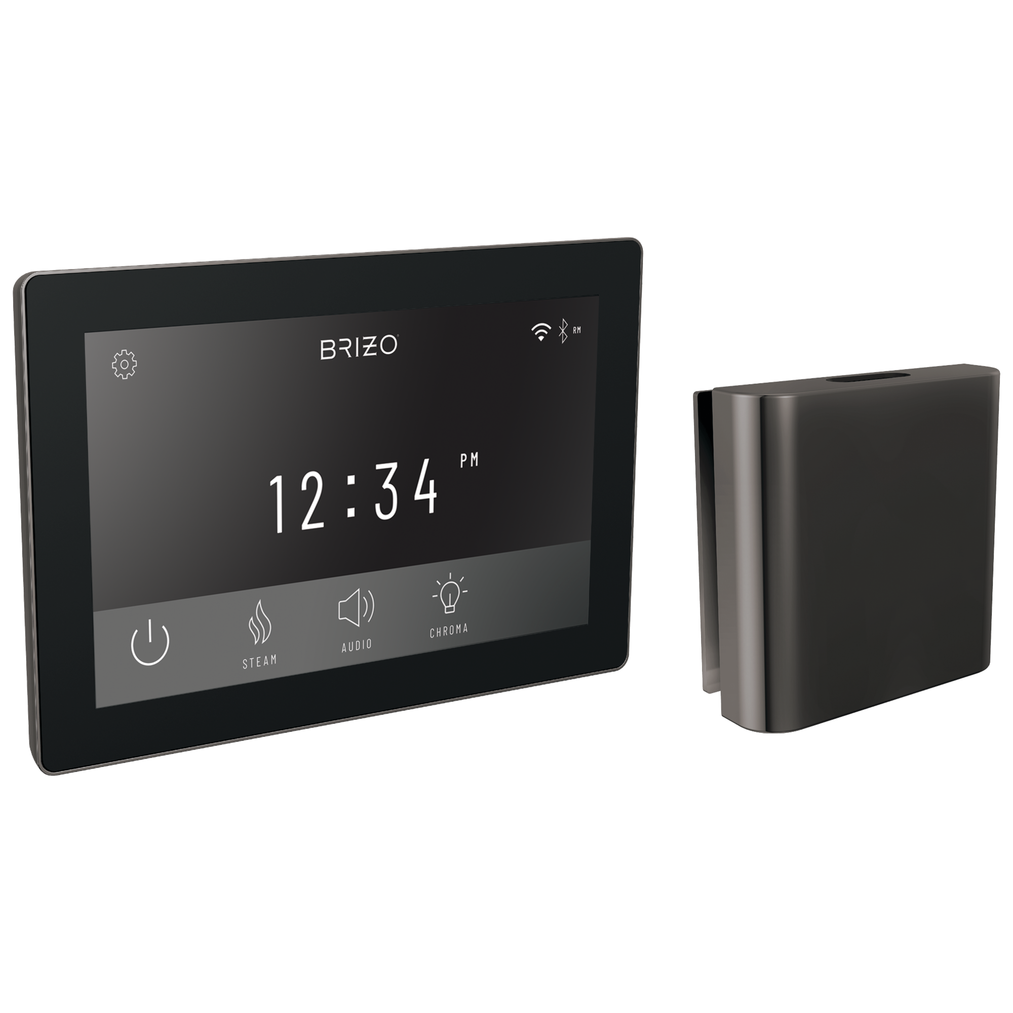 Brizo Digital + Square Steam Set
