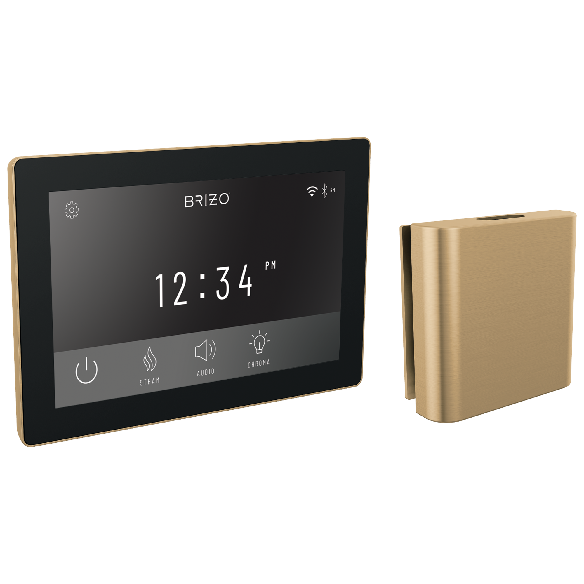 Brizo Digital + Square Steam Set
