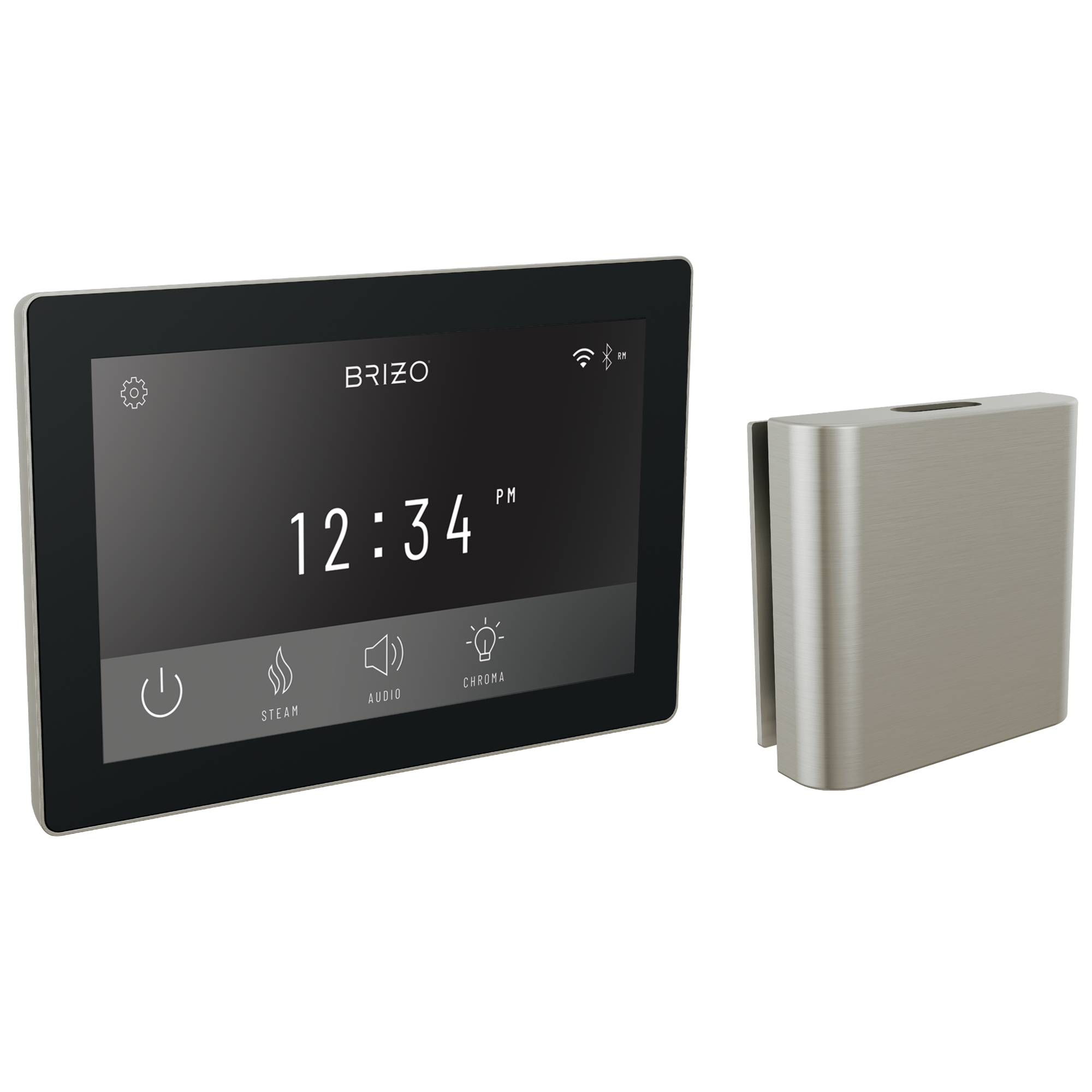 Brizo Digital + Square Steam Set