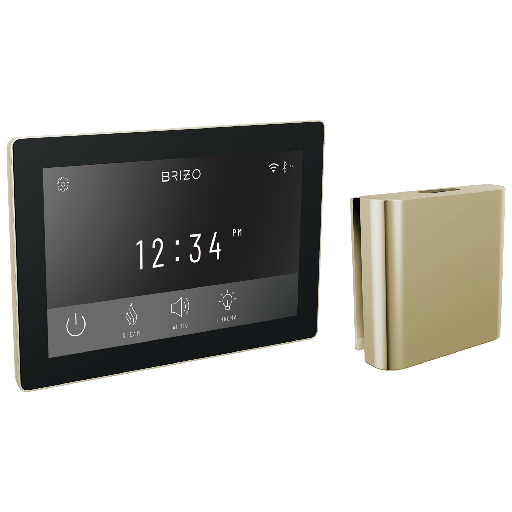 Brizo Digital + Square Steam Set
