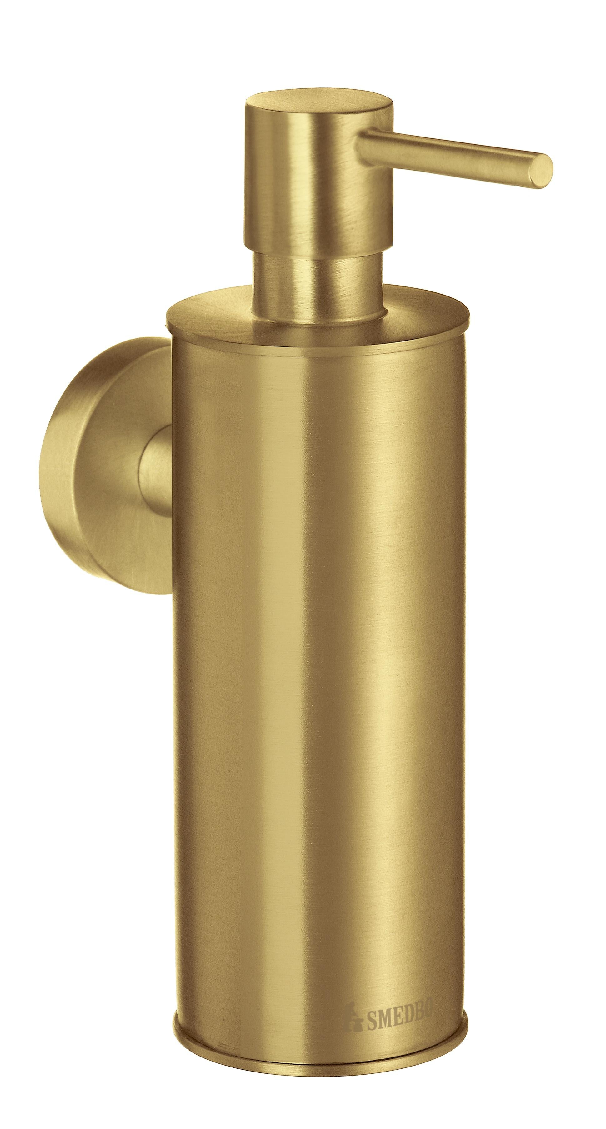 brushed brass soap dispenser