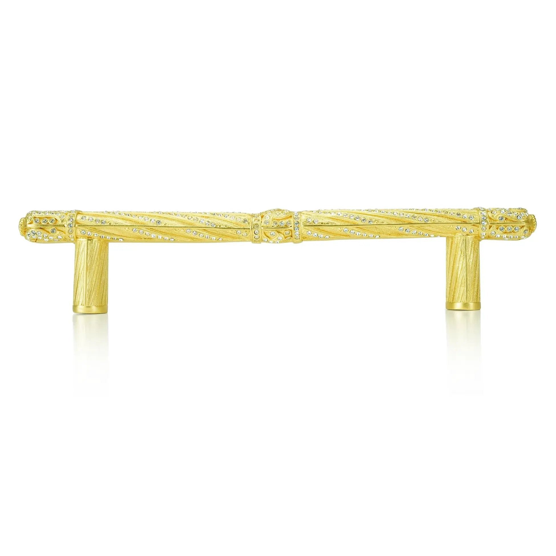 satin gold pull