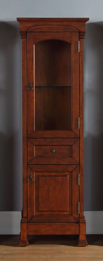 antique black linen cabinet