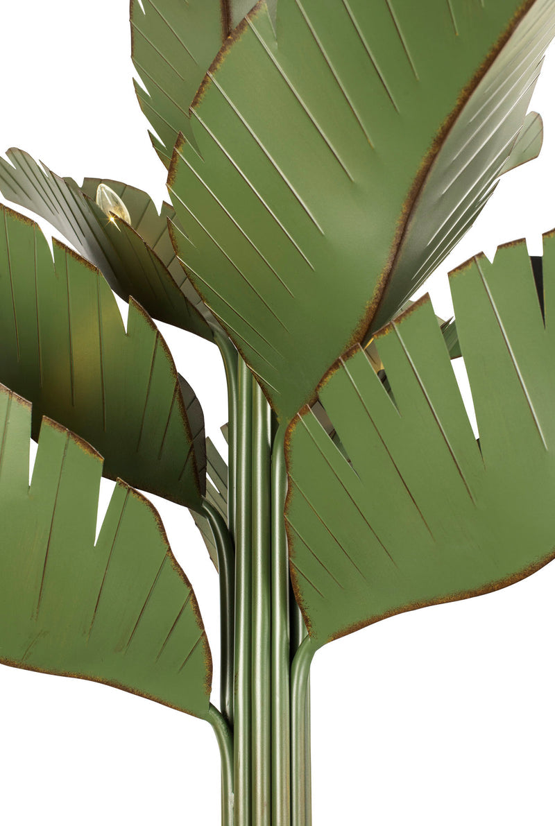 banana leaf chandelier