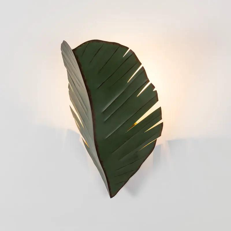 banana leaf wall mount light